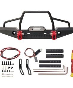 Rchobbytop Defensa Delantera de Metal de Aluminio con Luces