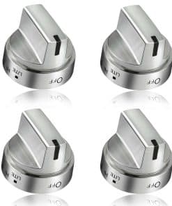 4 Paquete de Perillas de Estufa de Acero Inoxidable