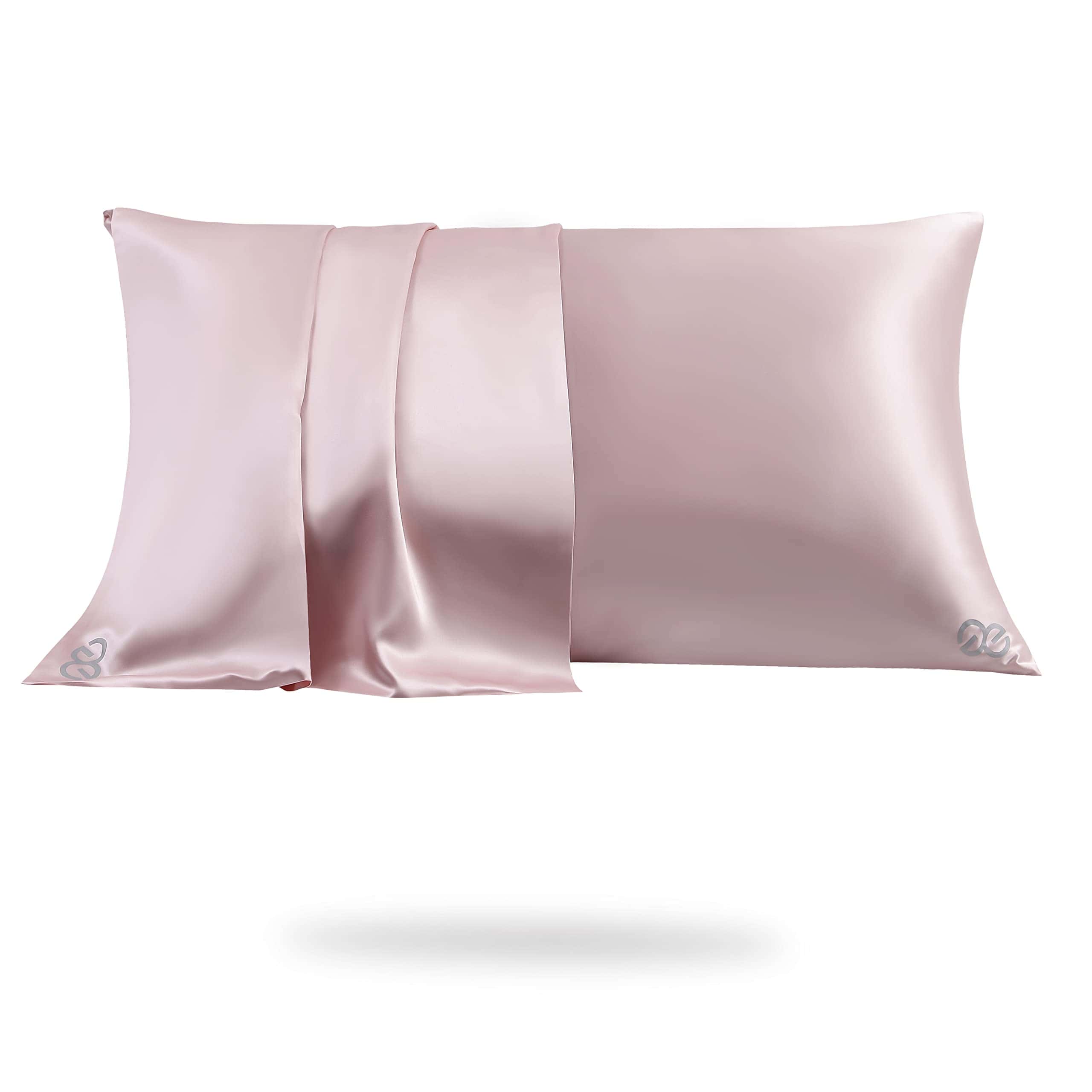 Funda de Almohada de Seda Premium Promeed 6A en Rosa Tamaño