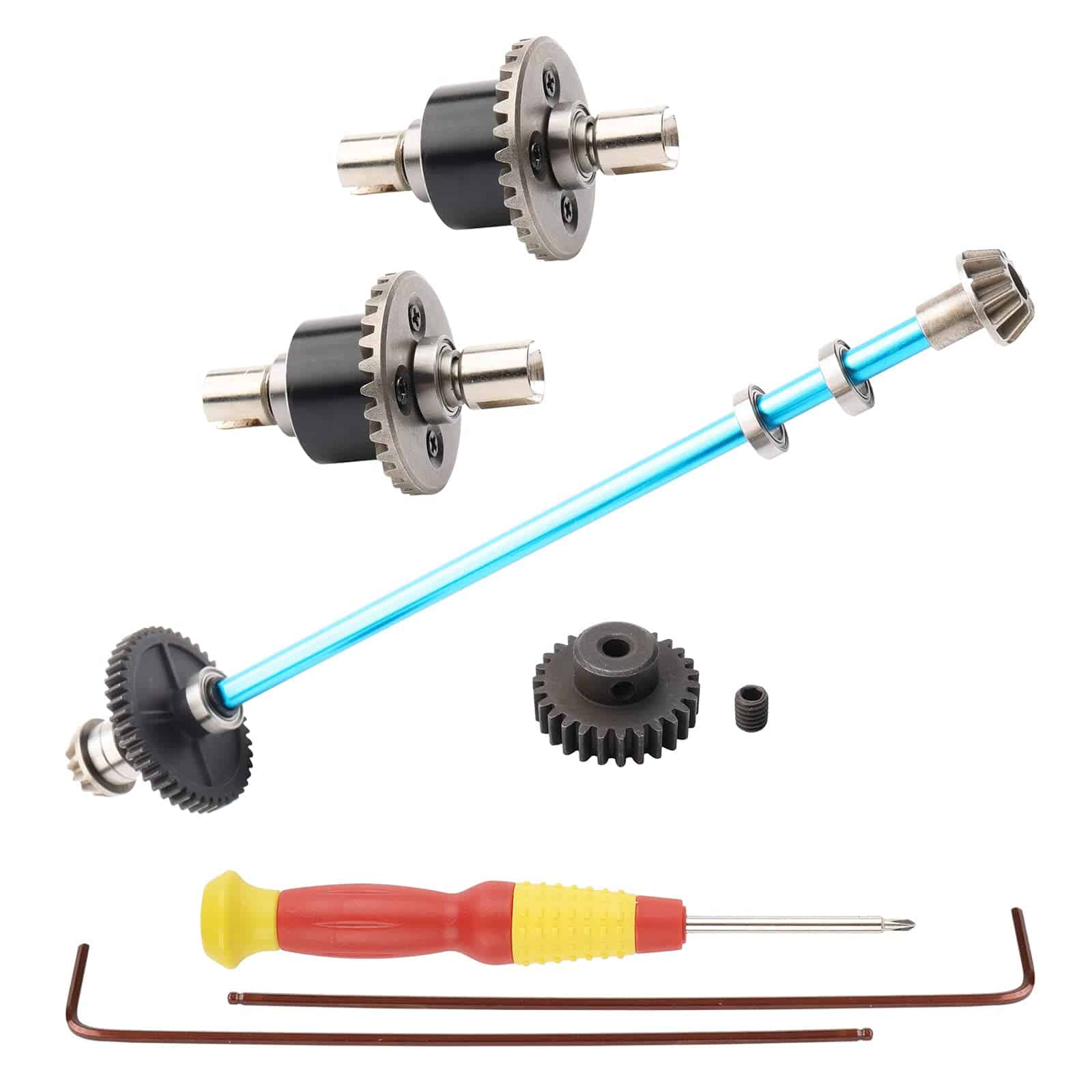 Eje de transmisión central de metal y engranaje diferencial