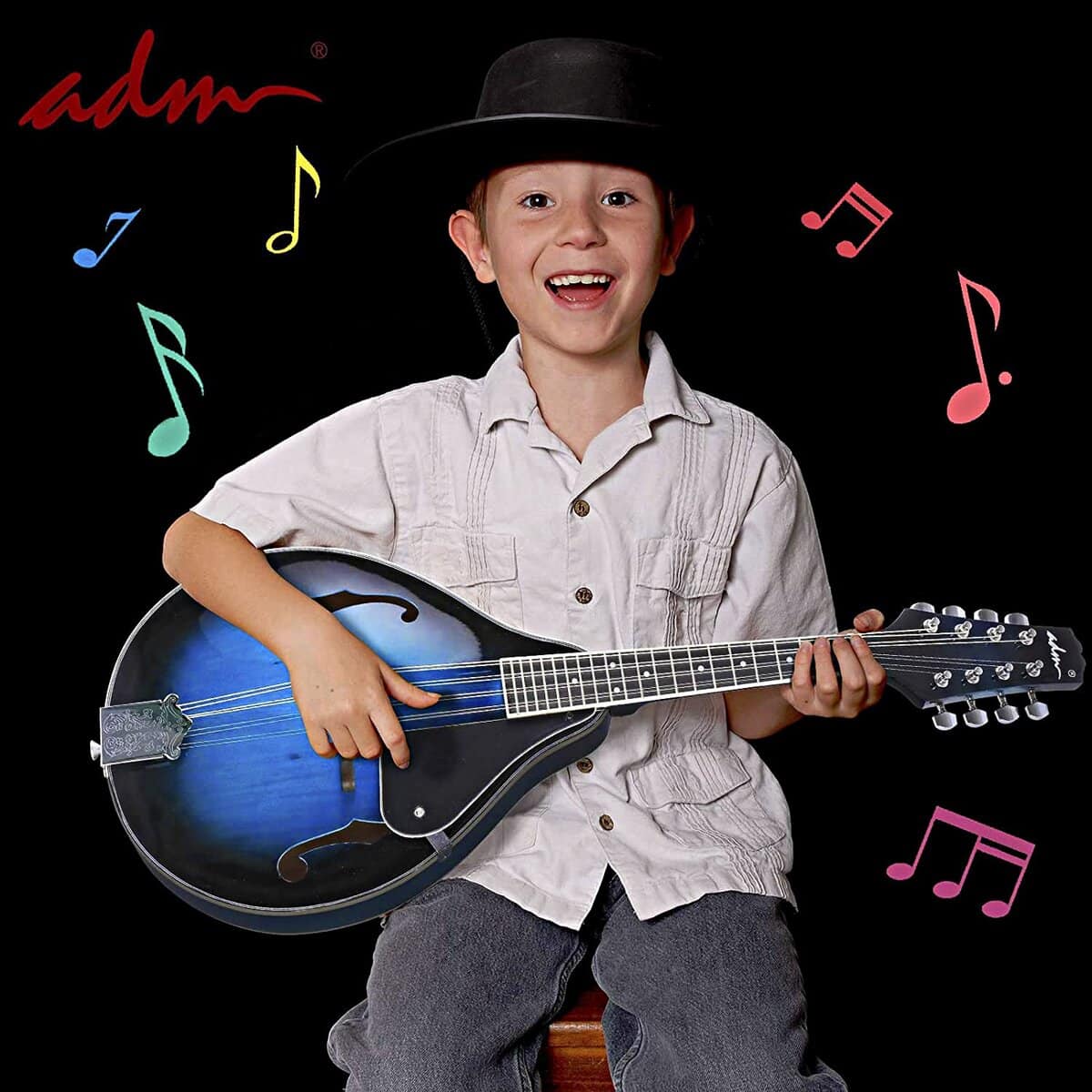 Kit de instrumento de mandolina acústica ADM A Style para - Imagen 8