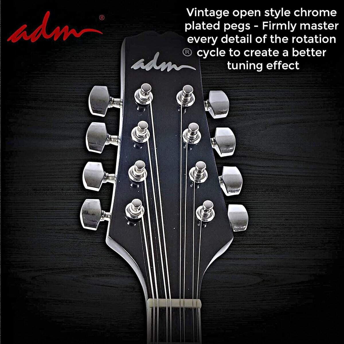 Kit de instrumento de mandolina acústica ADM A Style para - Imagen 9