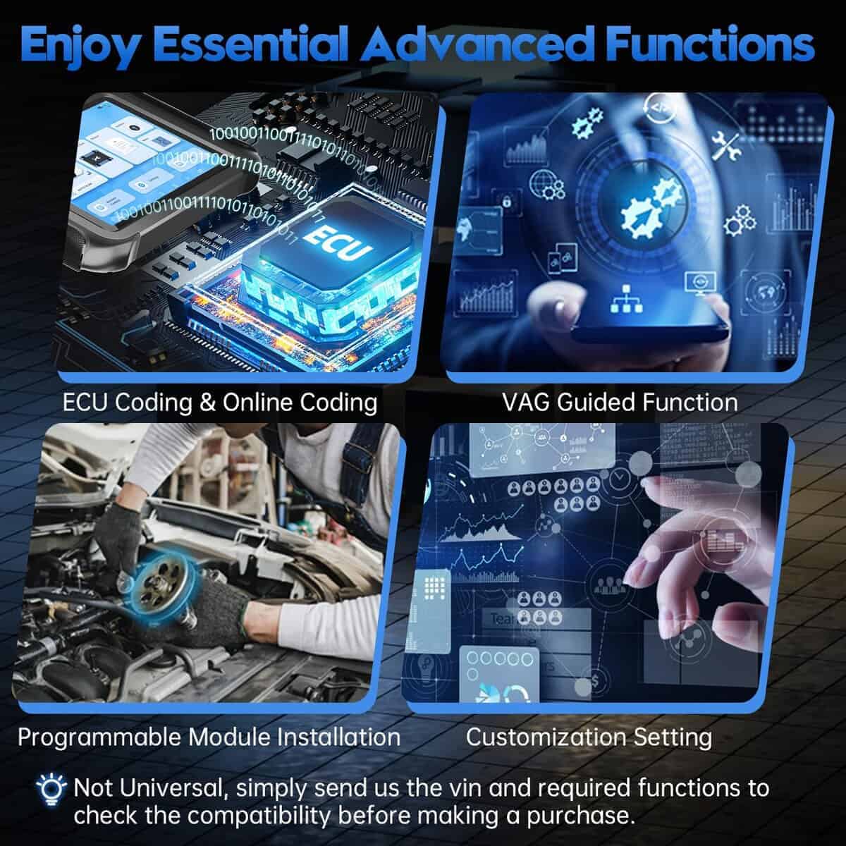 XTOOL D9S Escáner de Diagnóstico Automotriz, Versión 2024 - Imagen 5