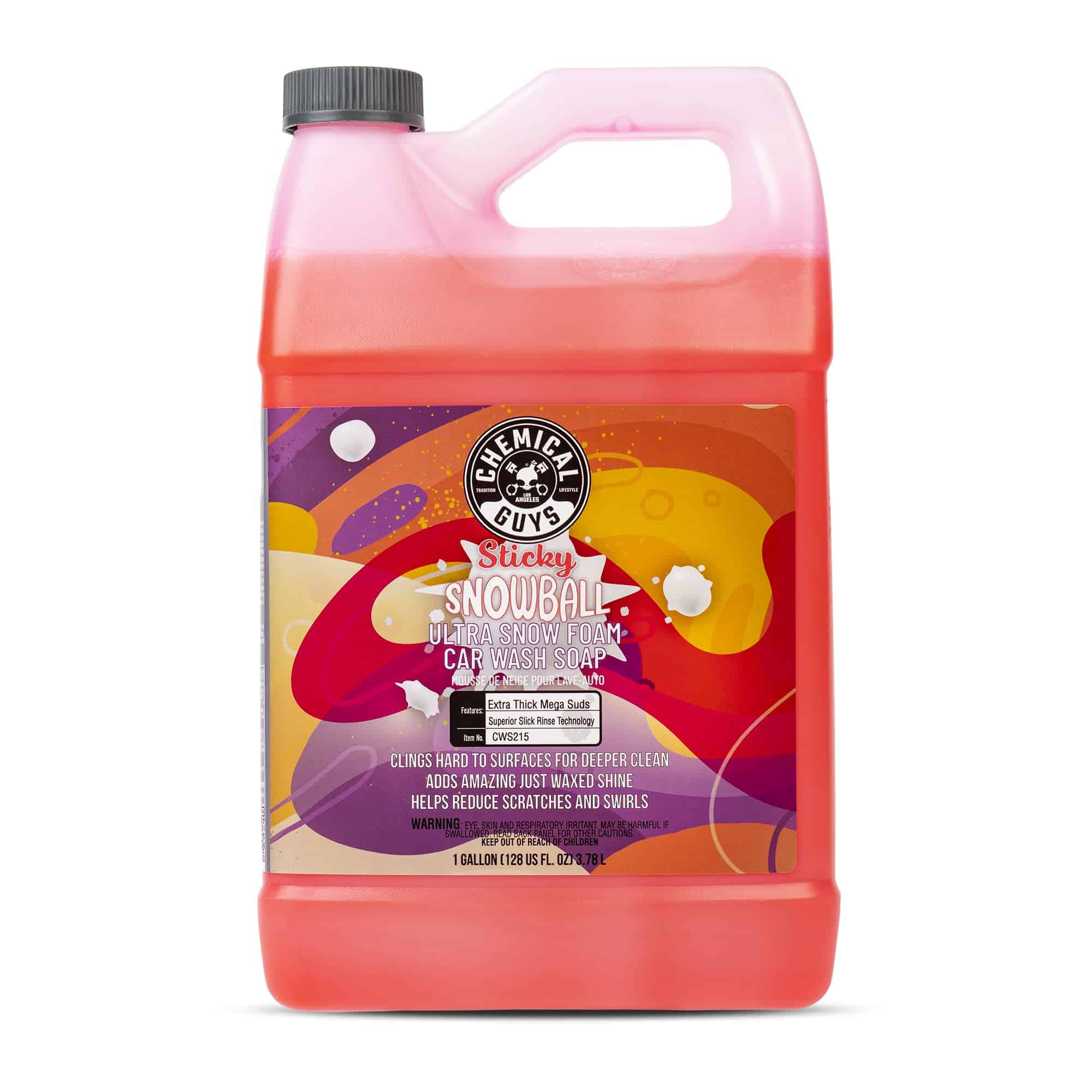 Chemical Guys CWS215 Sticky Snowball Ultra Snow Foam Car