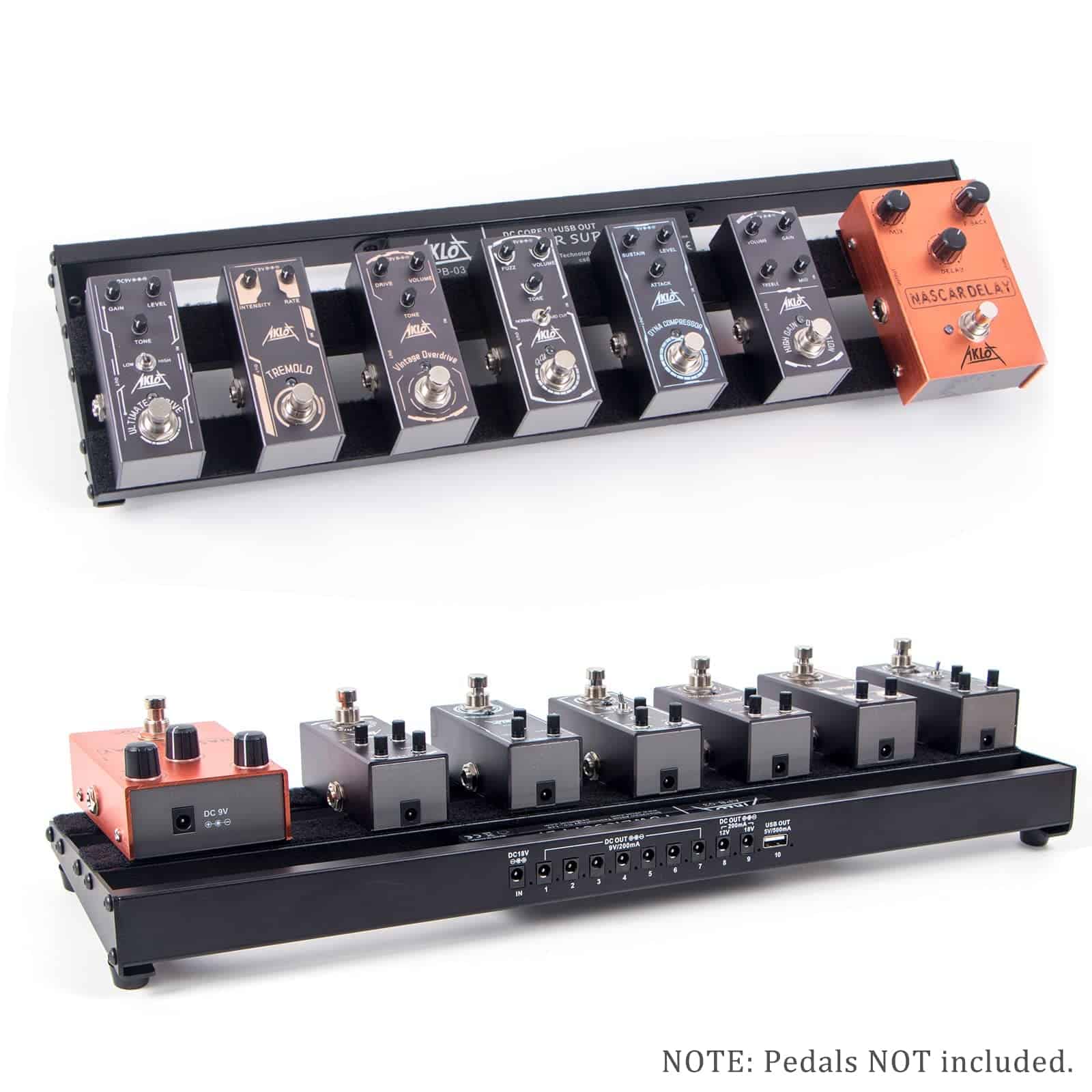 Pedalera de Guitarra AKLOT con Fuente de Alimentación - Imagen 9