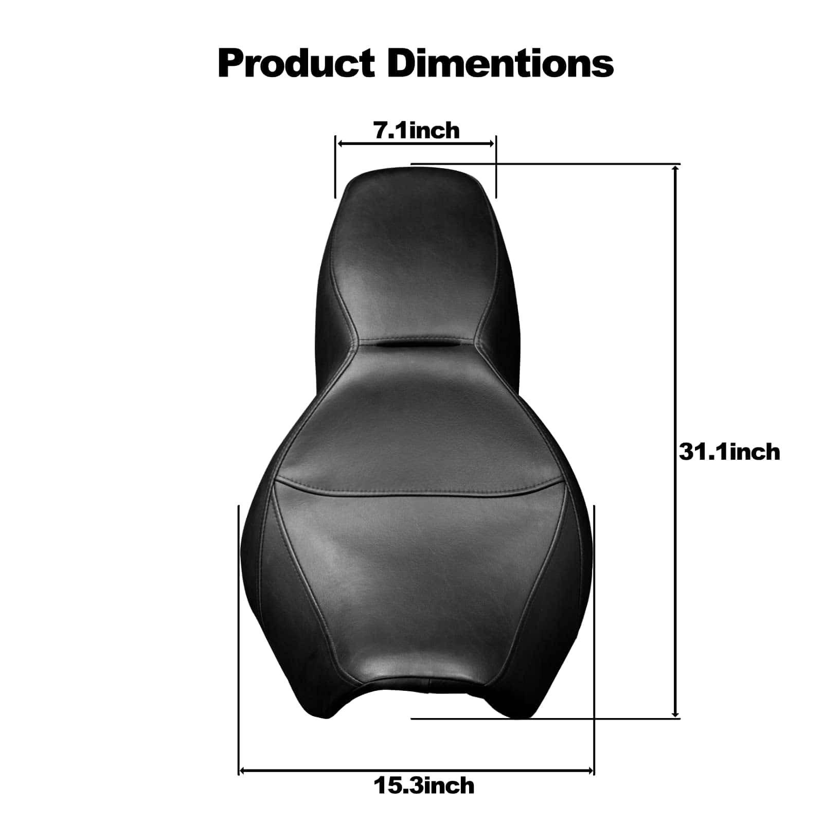 Asiento para Dos Pasajeros de Motocicleta Ajuste para - Imagen 6