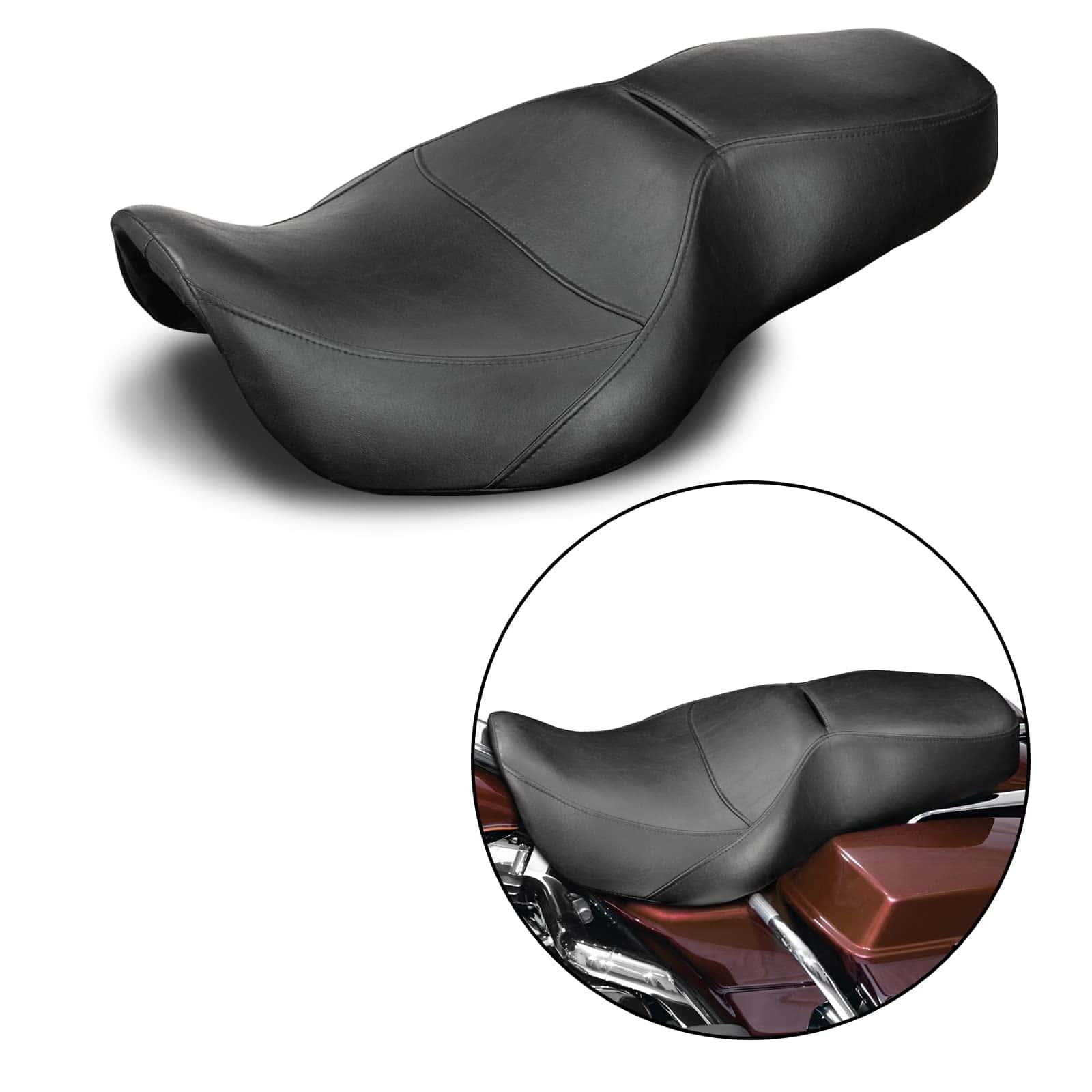 Asiento para Dos Pasajeros de Motocicleta Ajuste para - Imagen 8