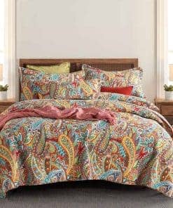 Juego de Colchas de Algodón de Otoño Dream, 3 Piezas Juego