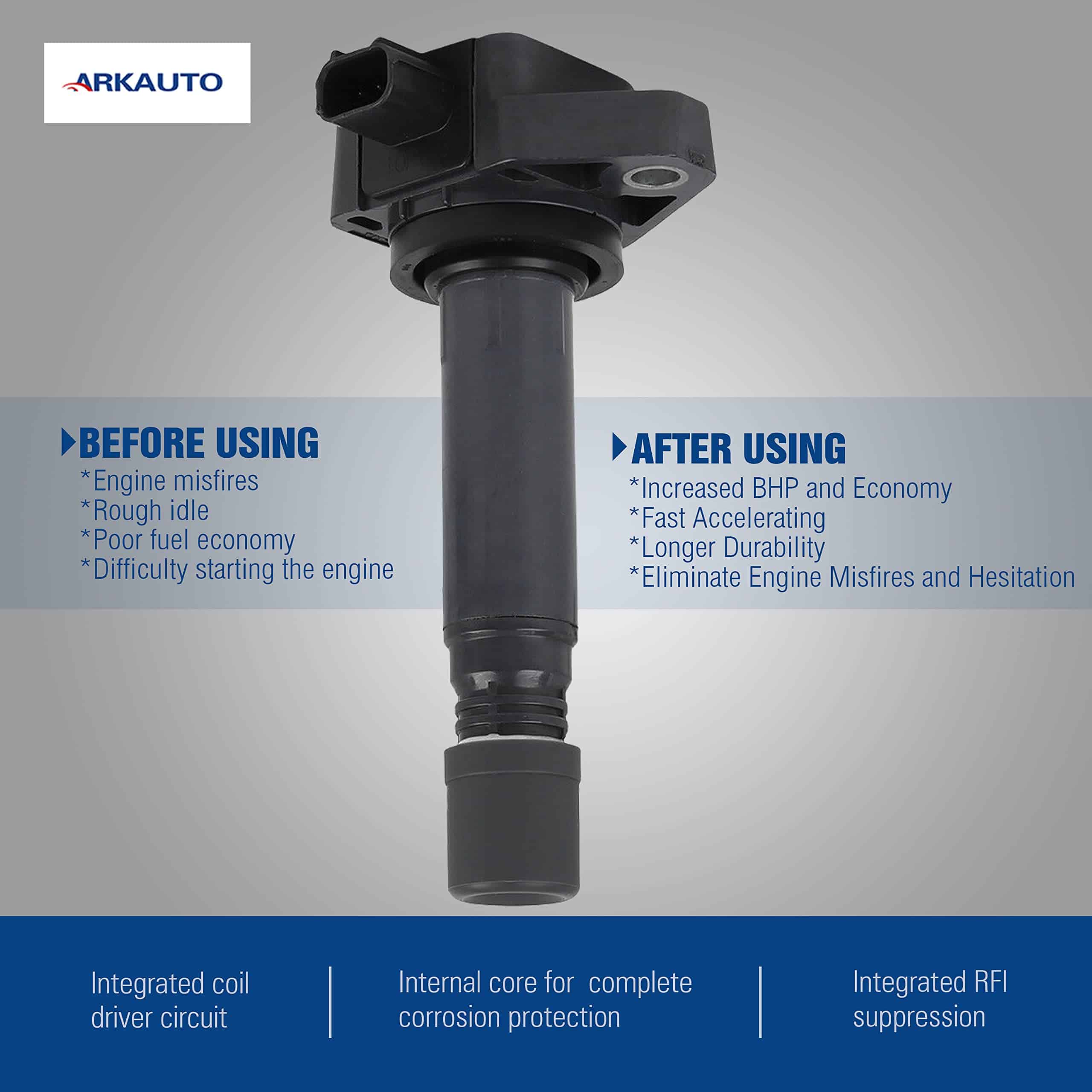 6PCS ARKAUTO BOBINA DE ENCENDIDO ARK-IG624 30520-RN0-A01 - Imagen 4