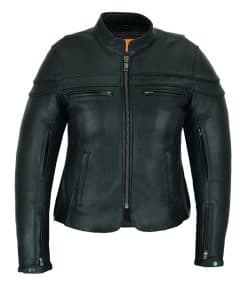 Chamarra de Moto para Mujer Vance Leather USA de Piel de