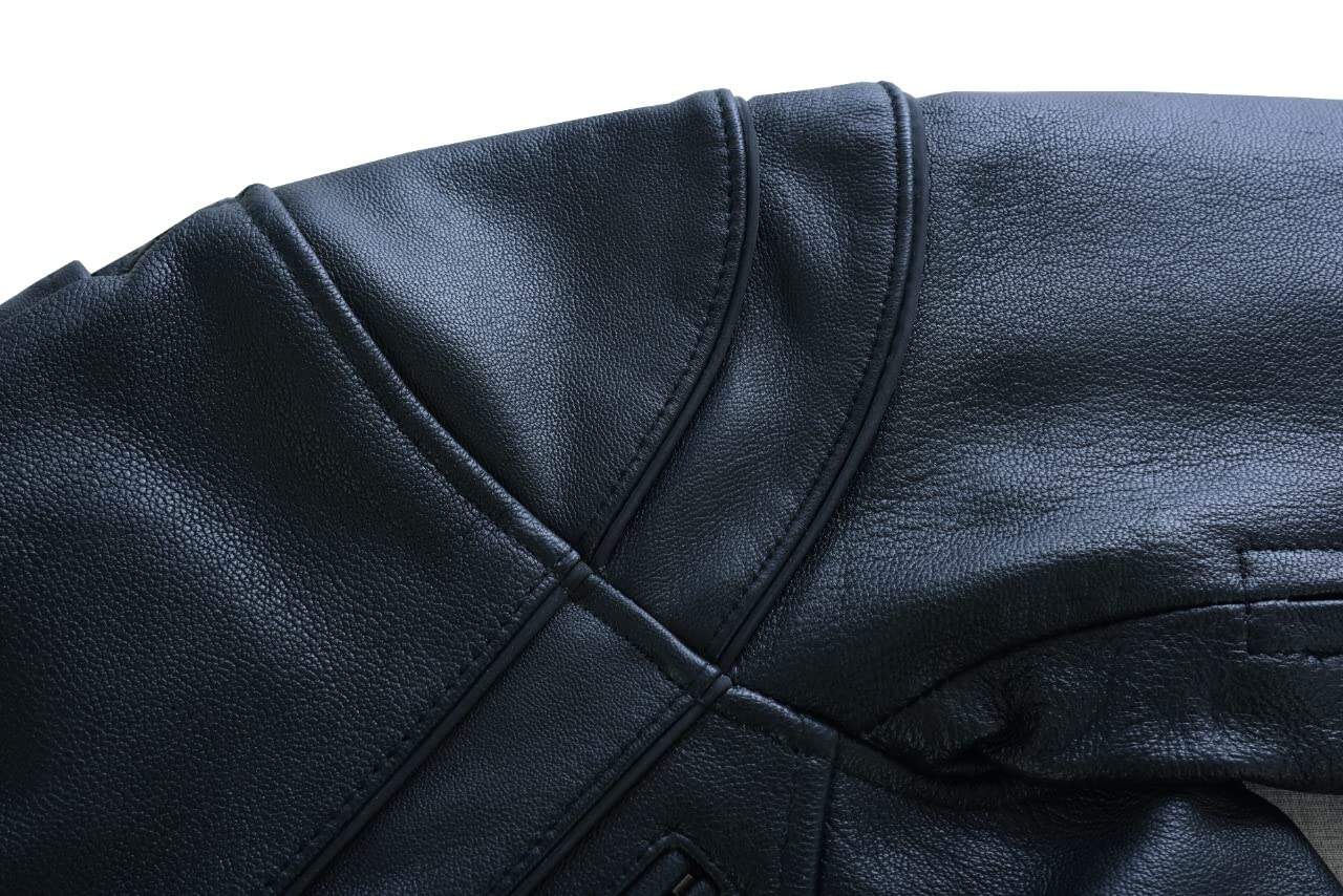 Chaqueta de Moto de Cuero para Mujer en Negro Vance Leather - Imagen 9