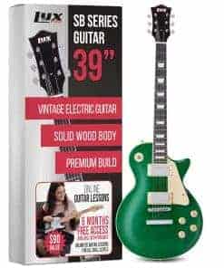 Guitarra Eléctrica LyxPro 39'' de la Serie SB, Estilo LP