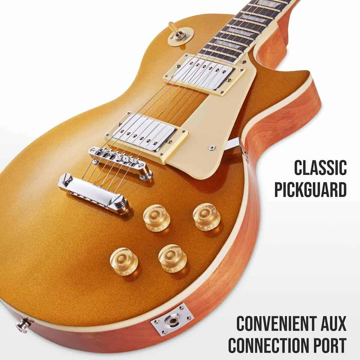 Guitarra eléctrica LyxPro 39” Serie SB, Estilo LP para - Imagen 6