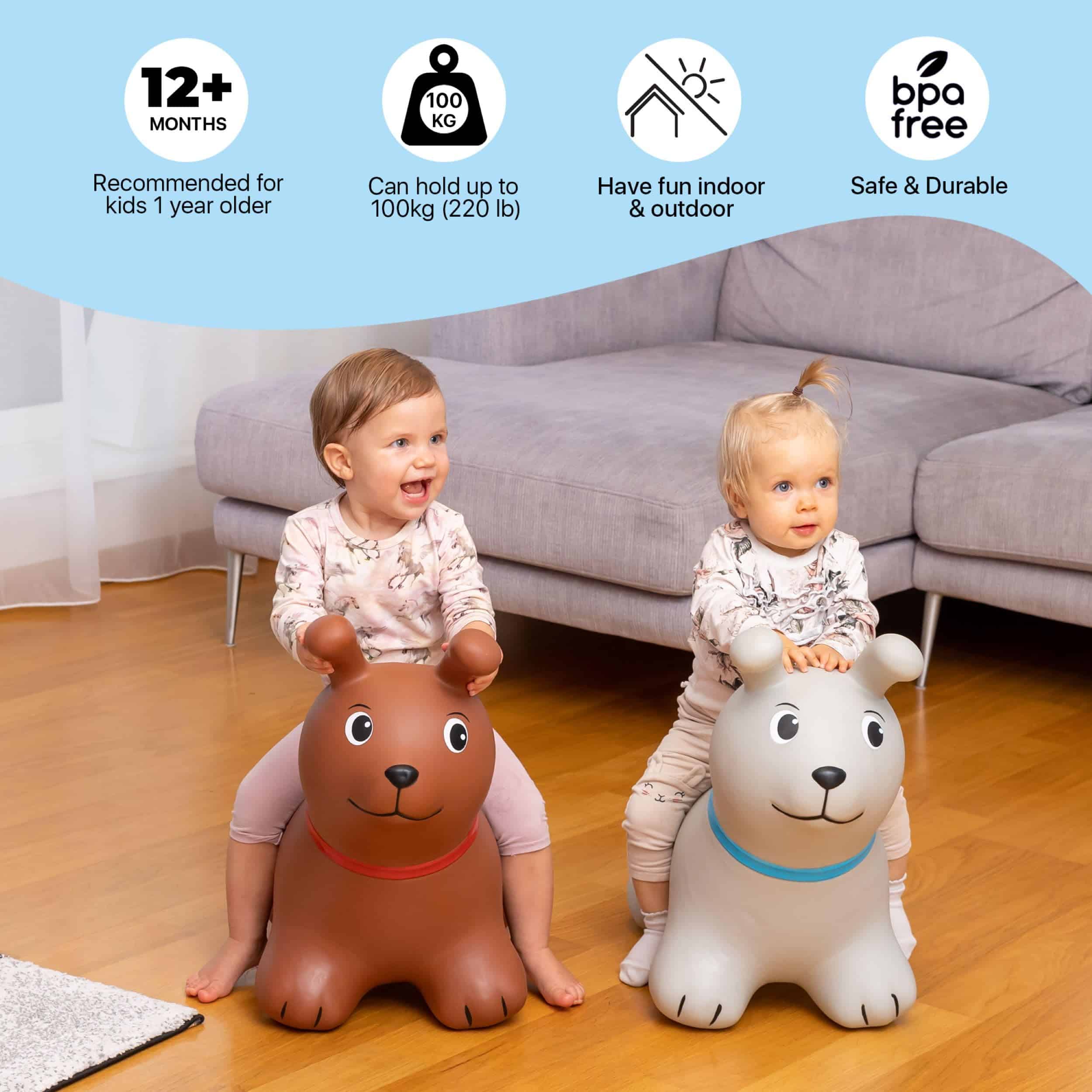 Juguete para niños - Saltador de animal inflable de - Imagen 6