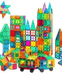 Bmag 130PCS Magnetic Tiles Building Blocks, 3D Magnet