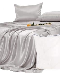 Juego de sábanas de seda 100% morera tamaño King 23 Momme