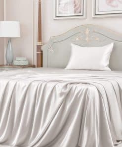 Juego de Sábanas de Seda 100% Morera PROMEED 23 Momme Twin