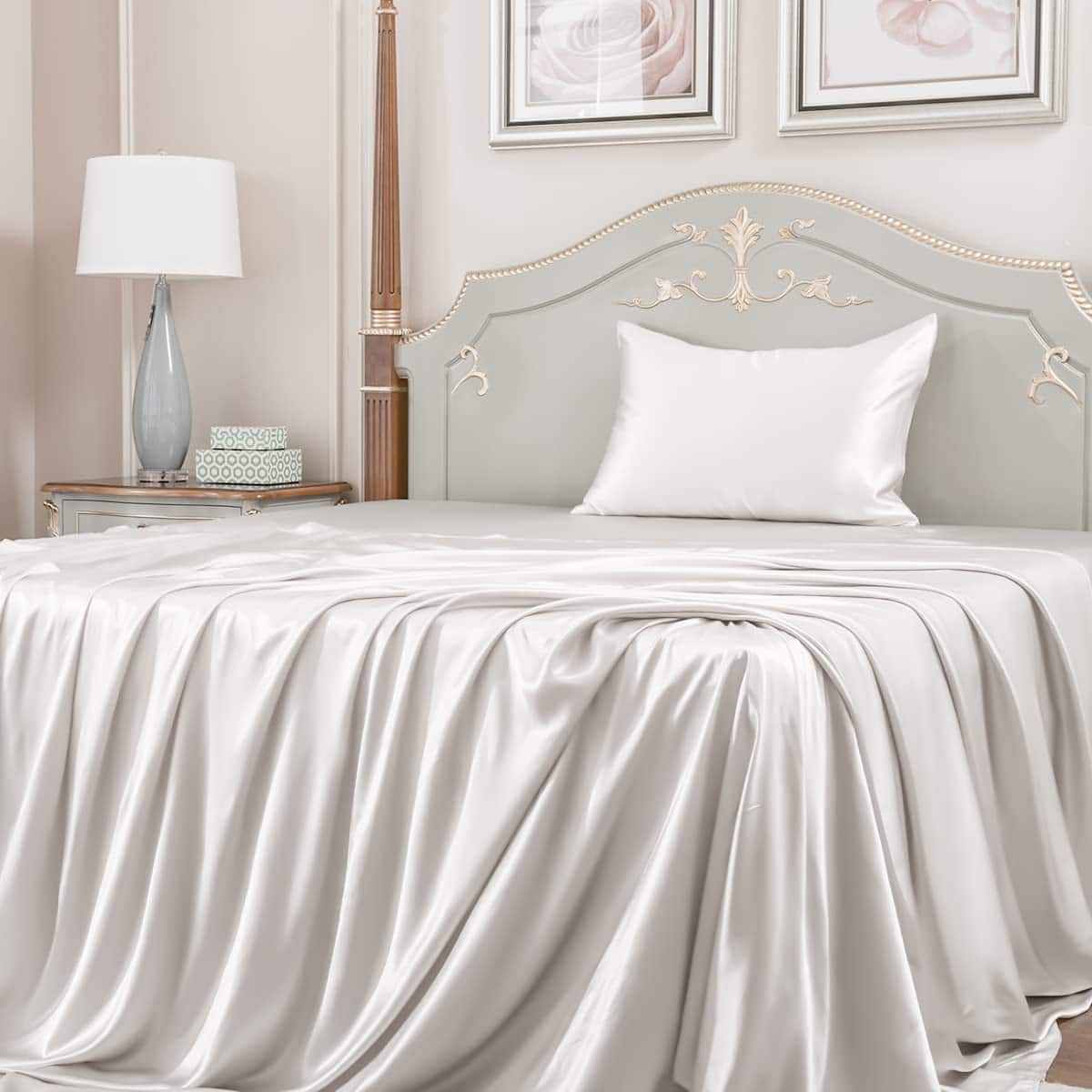 Juego de Sábanas de Seda 100% Morera PROMEED 23 Momme Twin