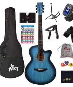 Serie WINZZ HAND RUBBED - Guitarra Acústica Cutaway de 40