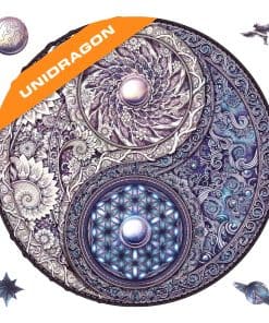 Rompecabezas de madera original -Mandala Opuestos