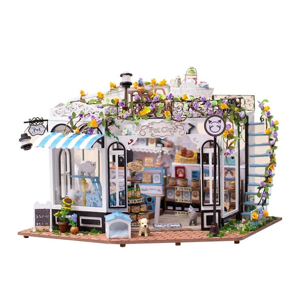 Kit de Casa de Muñecas en Miniatura Pet Shop - Kit