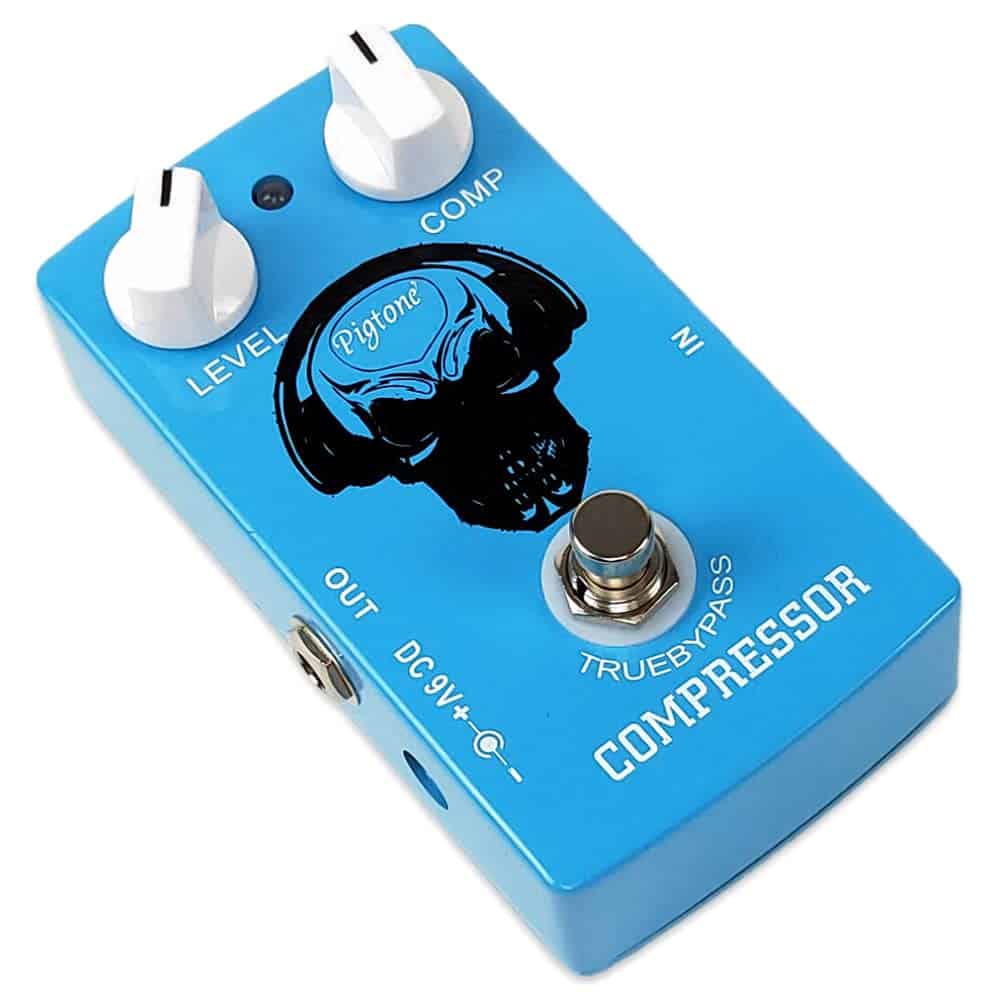 Pedal de efecto de compresor de guitarra PIGTONE Comp DC 9V