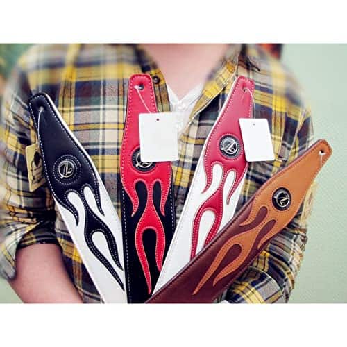 Correa de Guitarra YUEKO Personalidad Cuero Serie Llama - Imagen 7