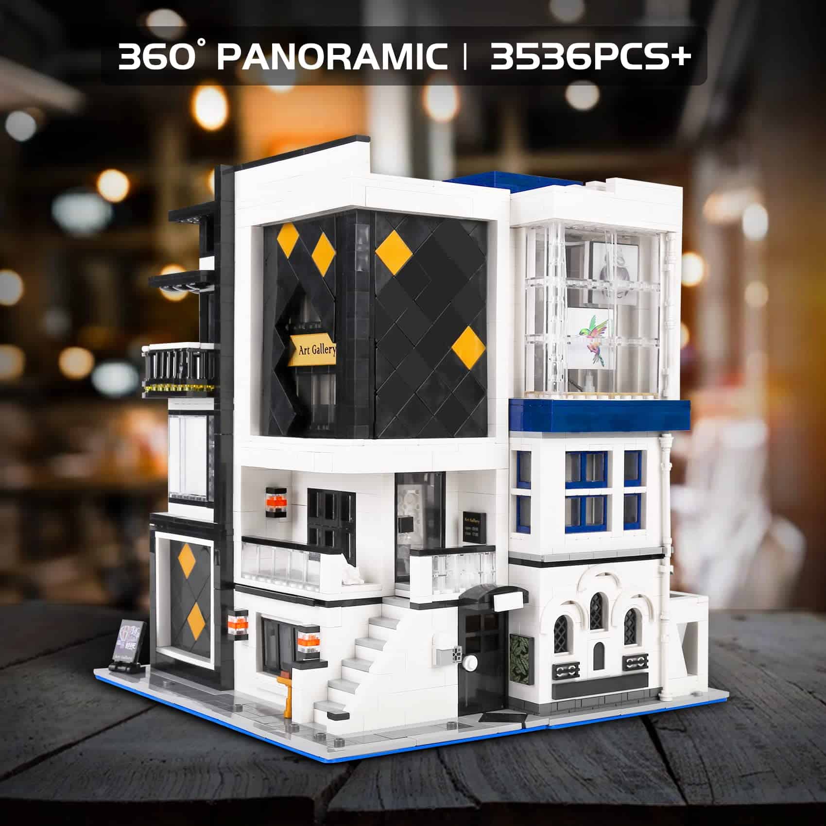 Mould King 16043 Kit de Construcción de Galería de Arte, - Imagen 3