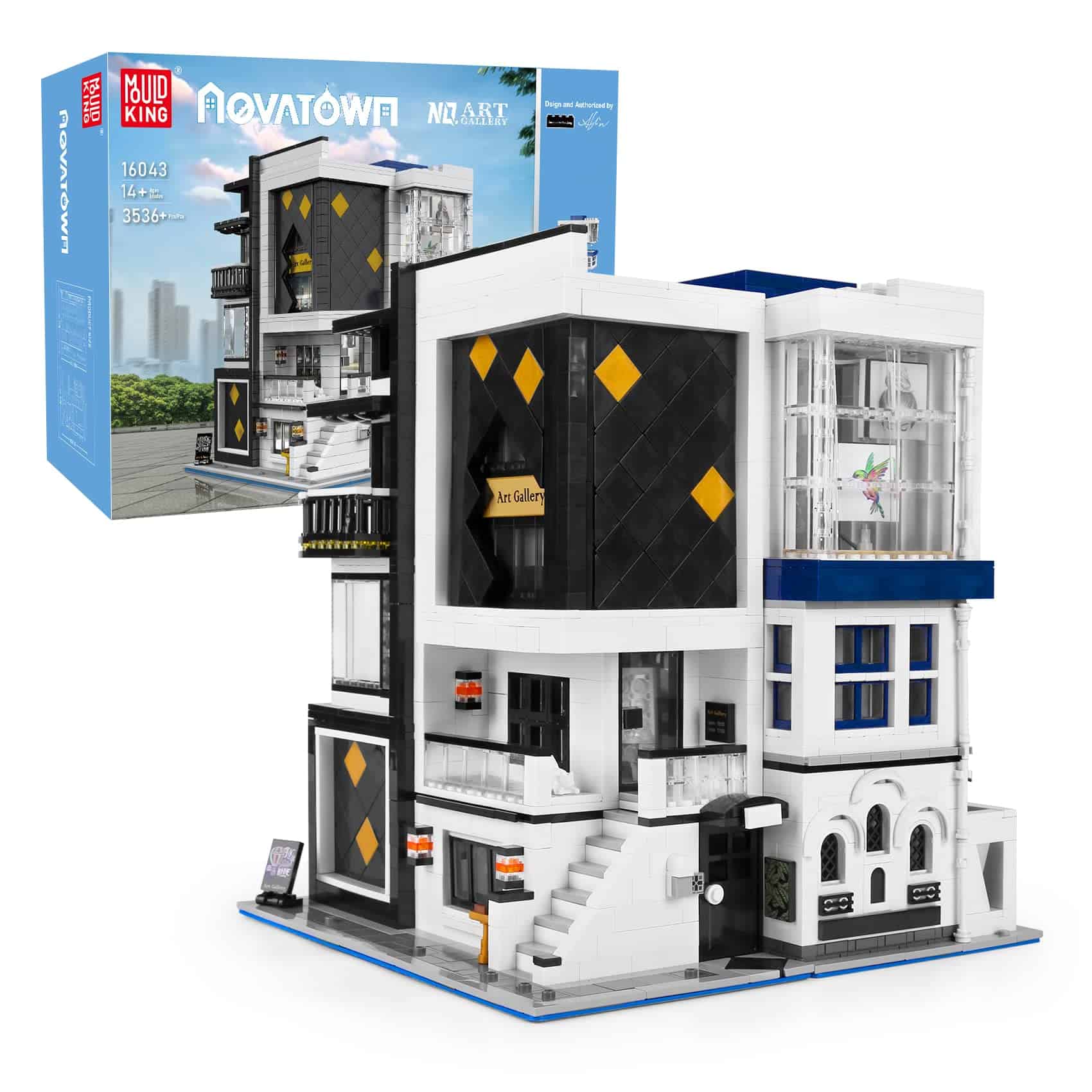 Mould King 16043 Kit de Construcción de Galería de Arte,