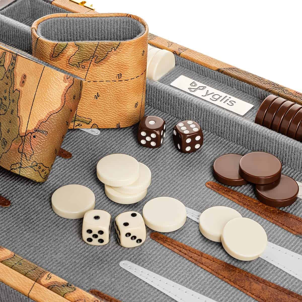 Yglis 18" Juegos de Backgammon Grandes para Adultos - - Imagen 5