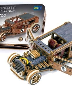 WOODEN.CITY Modelo de Madera para Armar de Ingeniería -