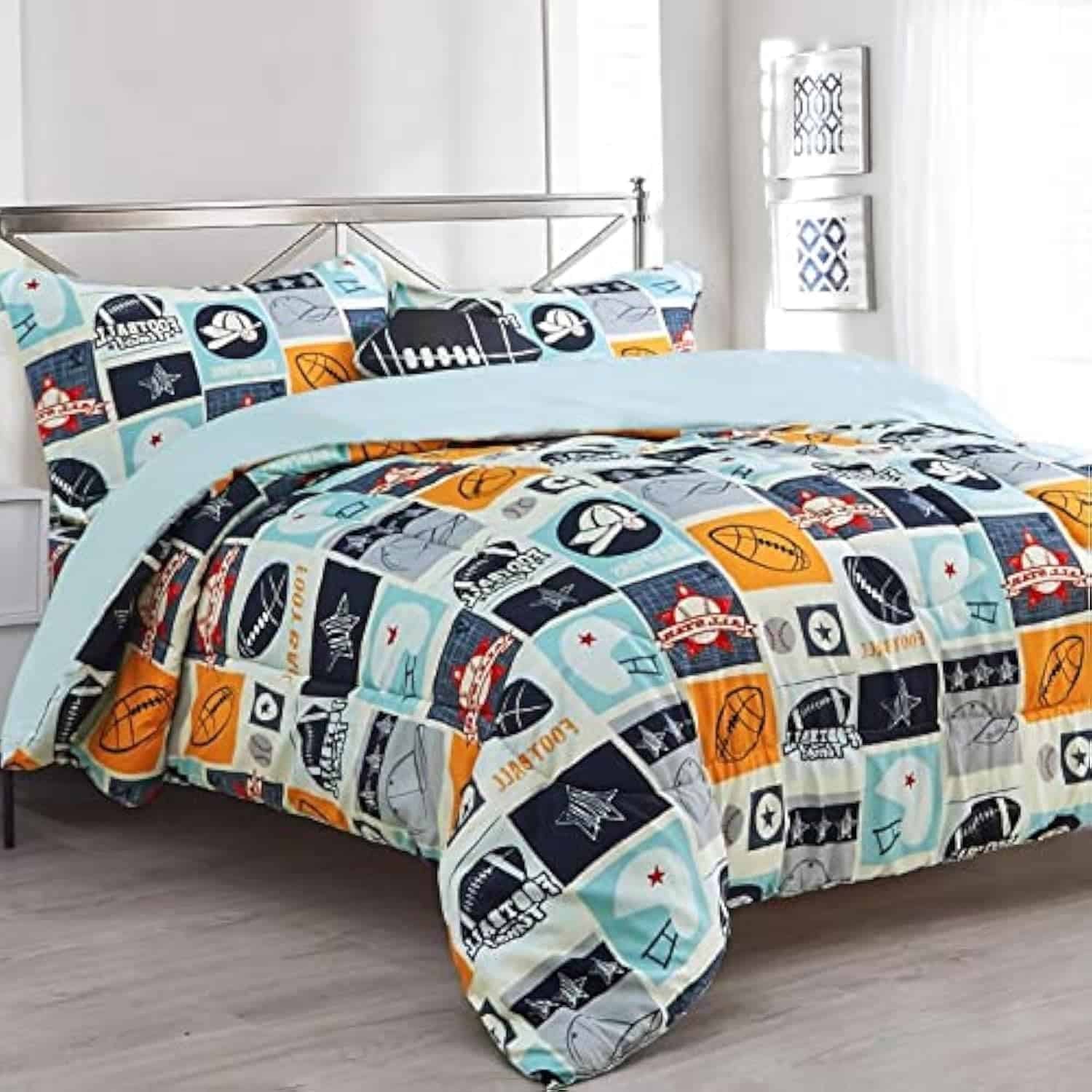 Sapphire Home Juego de Cama de 8 Piezas para Niños con
