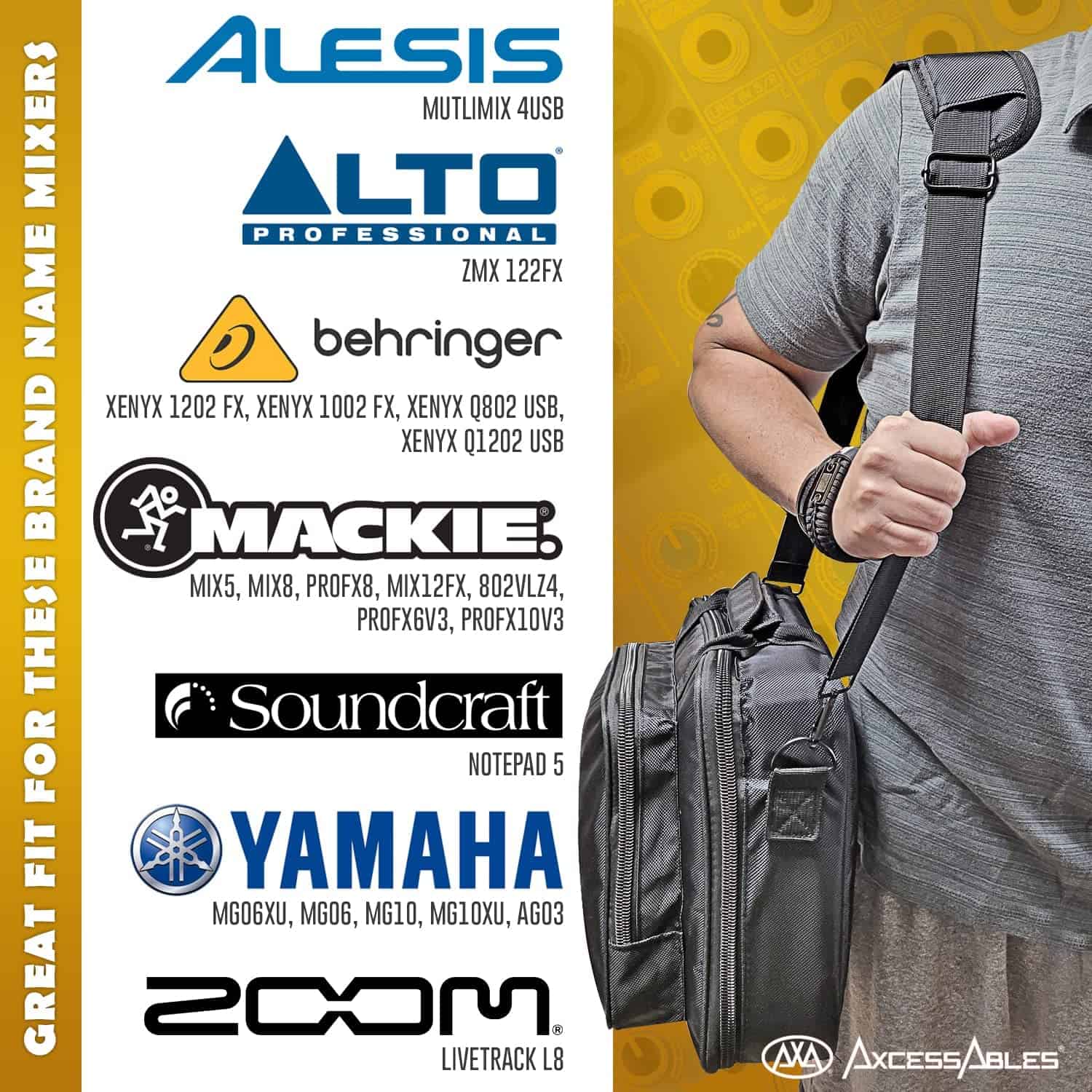 Estuche para Mezcladora de Audio AxcessAbles | Bolsa - Imagen 4