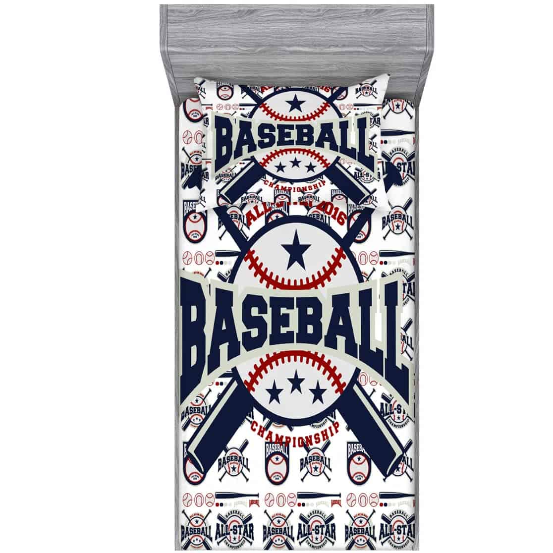 Juego de sábanas ajustadas de béisbol F-CHU para - Imagen 4