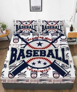 Juego de sábanas ajustadas de béisbol F-CHU para