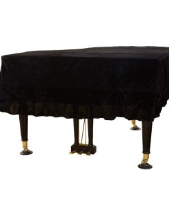 Cubierta de Piano de Terciopelo ESYUEL con Borde Protector