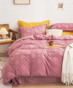 Juego de cama boho MorroMorn de 5 piezas, juego de funda de