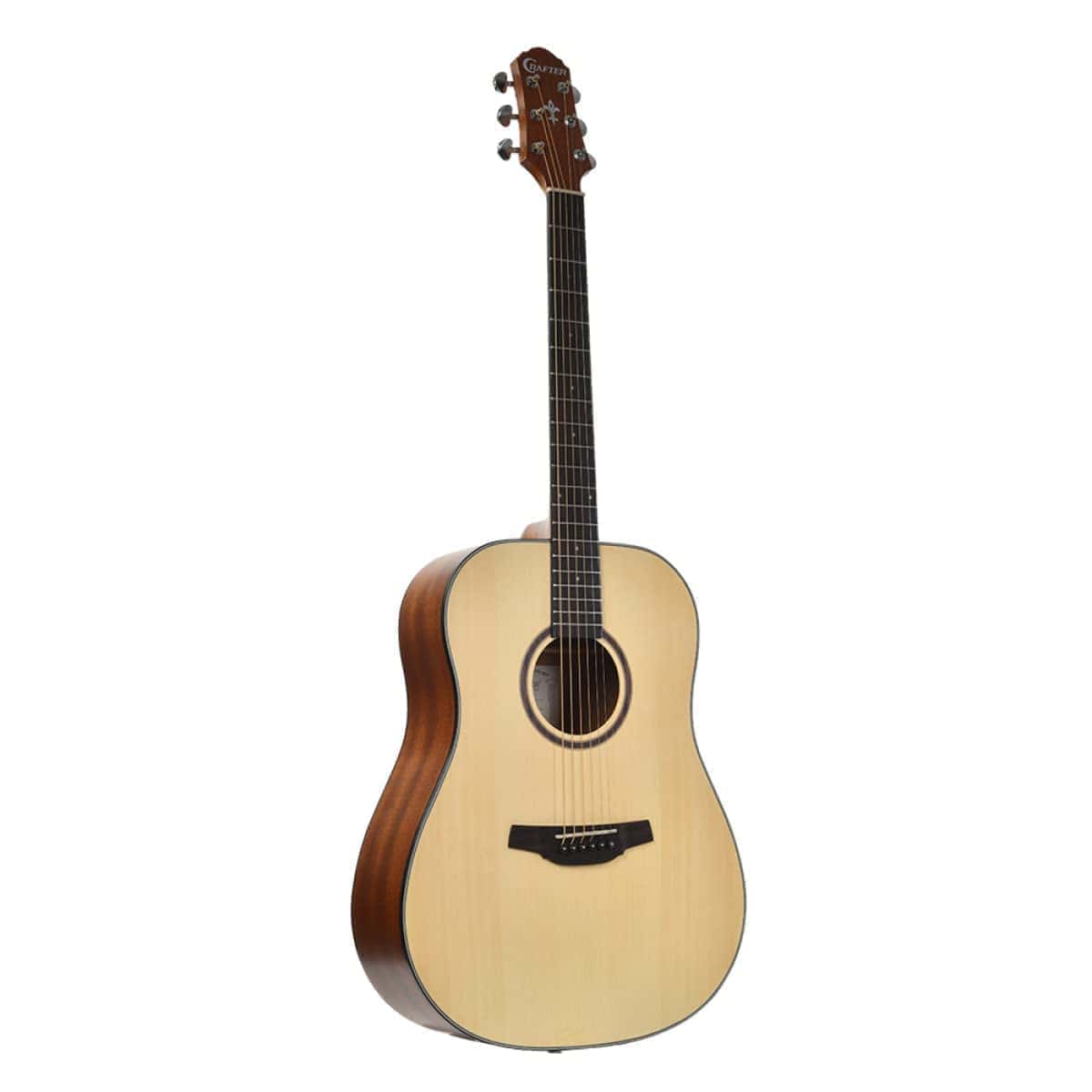 Guitarra Acústica de 6 Cuerdas Crafter, Diestra, Natural