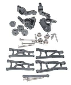 Brazos de Suspensión Delantera y Trasera de Aluminio,