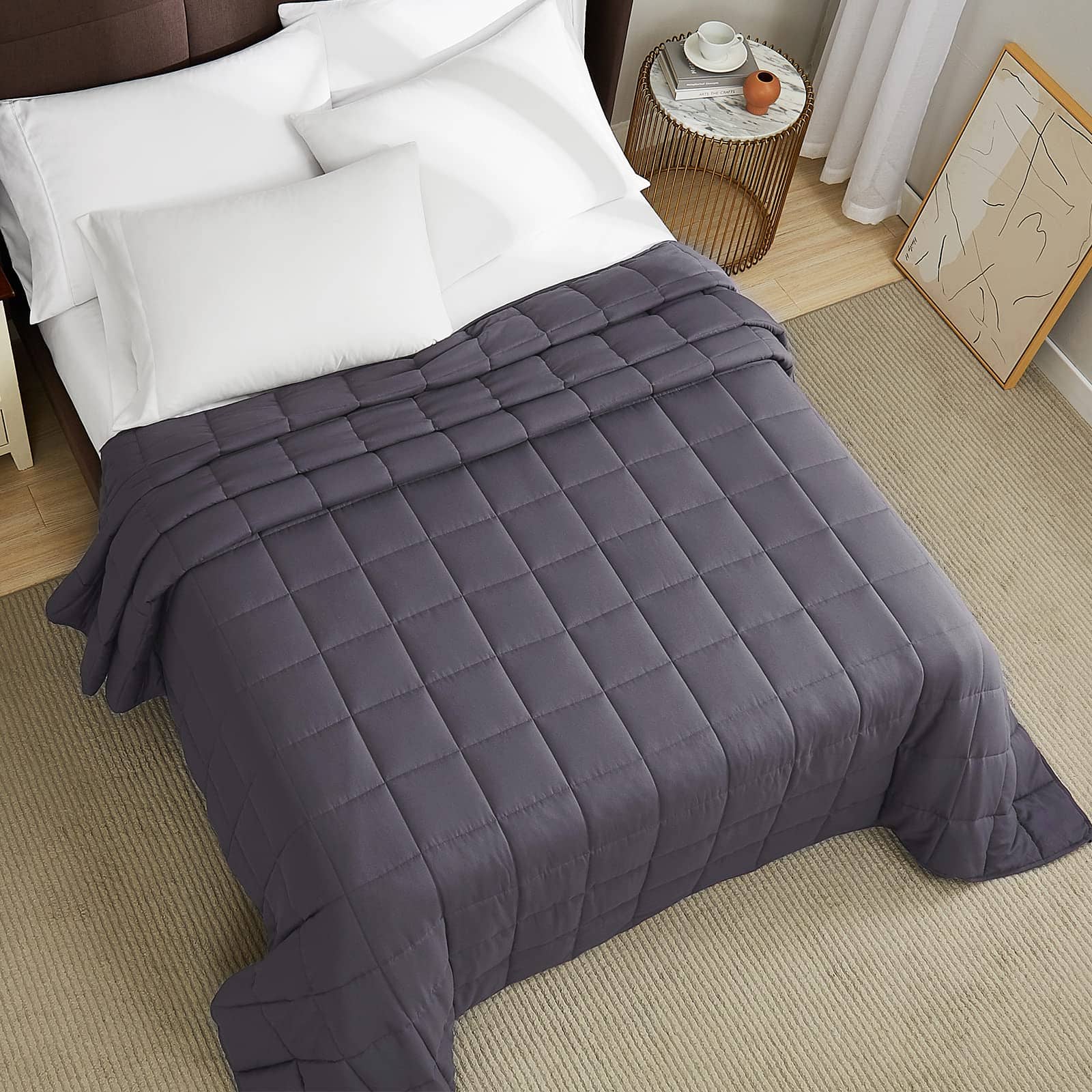 Manta Ponderada Topcee (25lbs 88"x104" Tamaño King) - Imagen 3