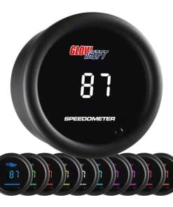Kit de Tacómetro Digital GlowShift de 10 Colores y 140 MPH
