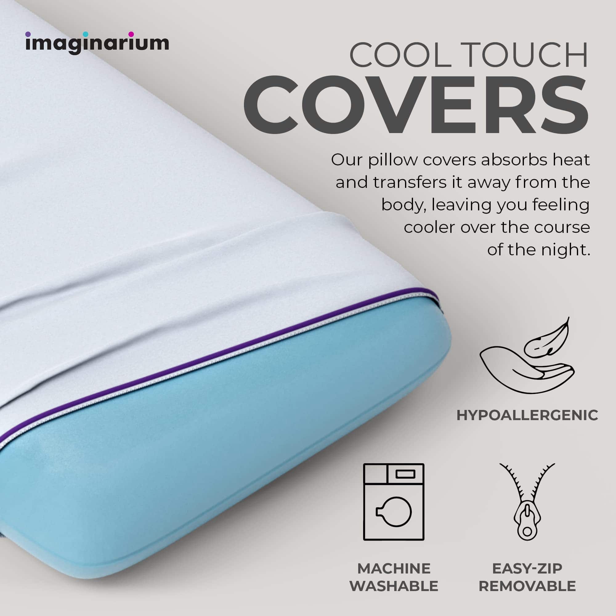Imaginarium 2 Pk Almohadas de Cama Refrigeradas para - Imagen 4