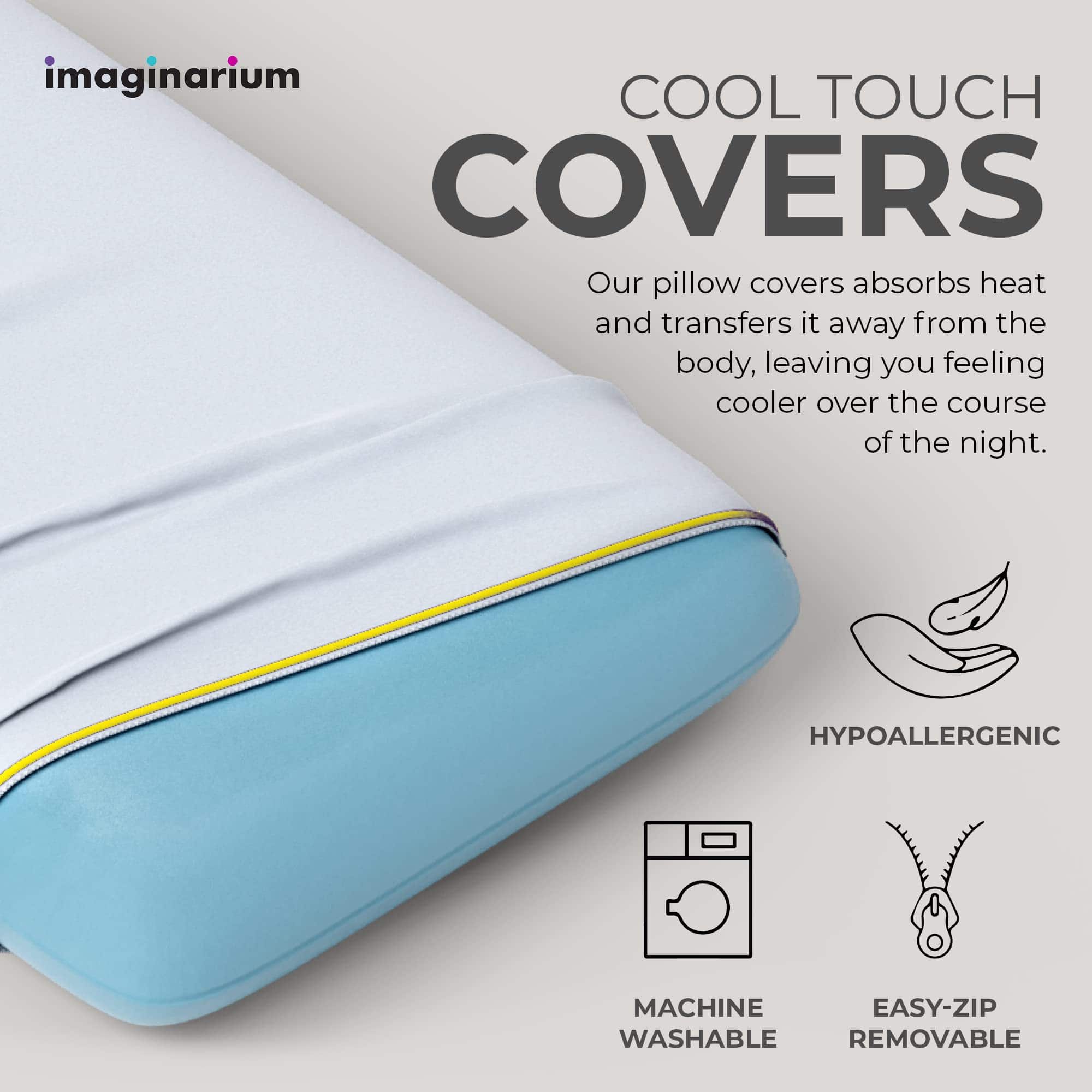 Juego de 2 Almohadas de Enfriamiento Imaginarium para - Imagen 4