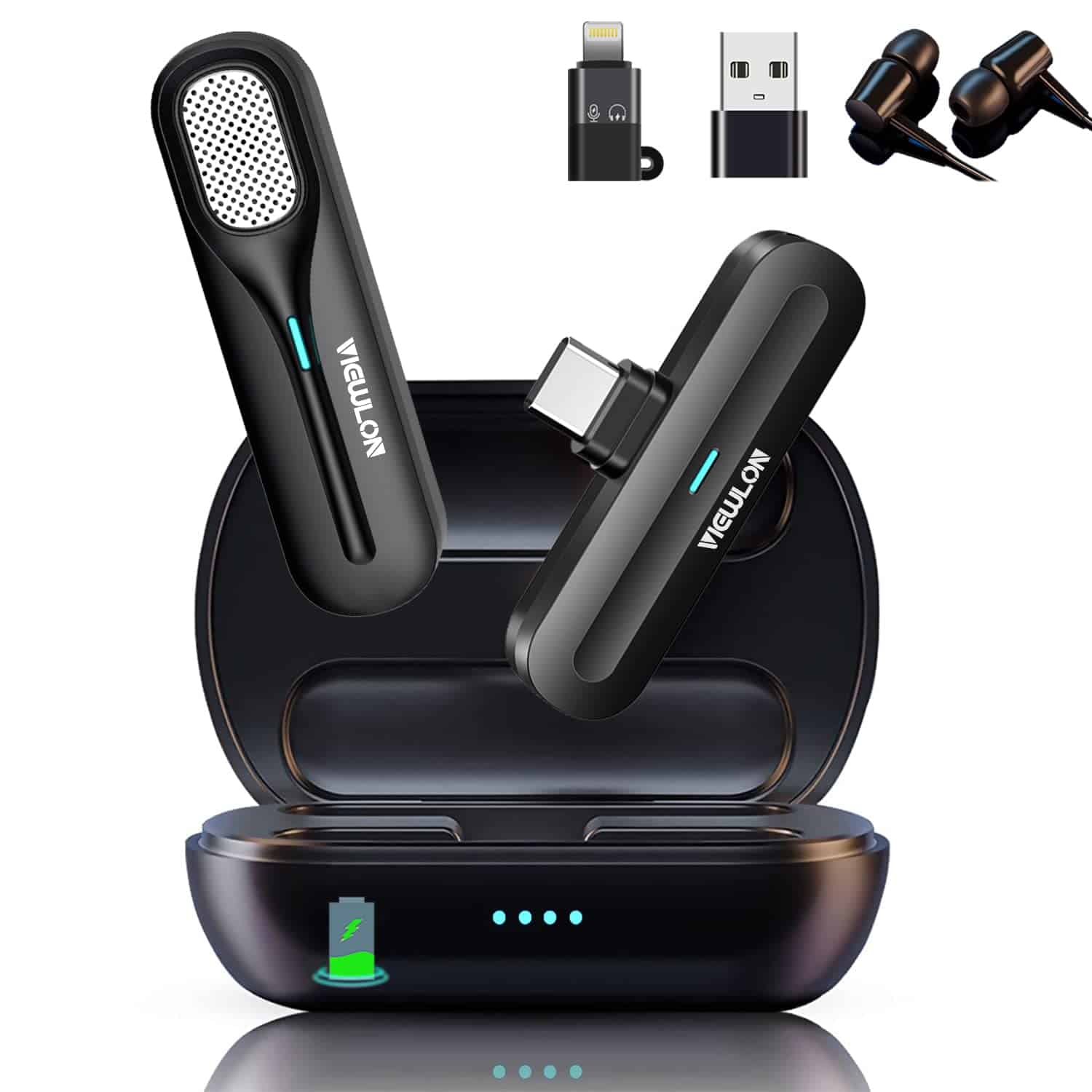 Micrófono Inalámbrico VIEWLON para iPhone/Android/PC, Mini