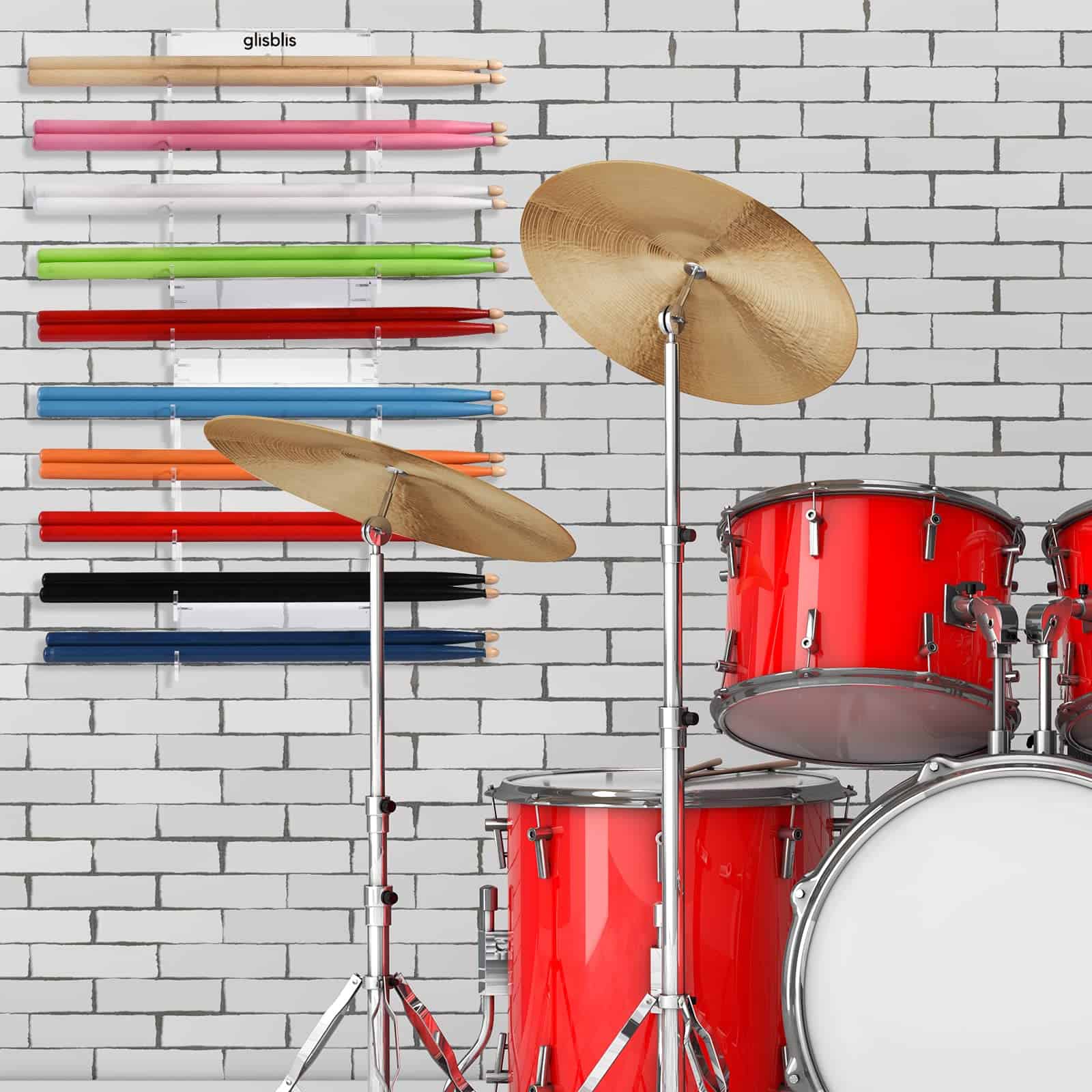 Organizador de Soporte para Baquetas Glisblis - Acrílico - - Imagen 6