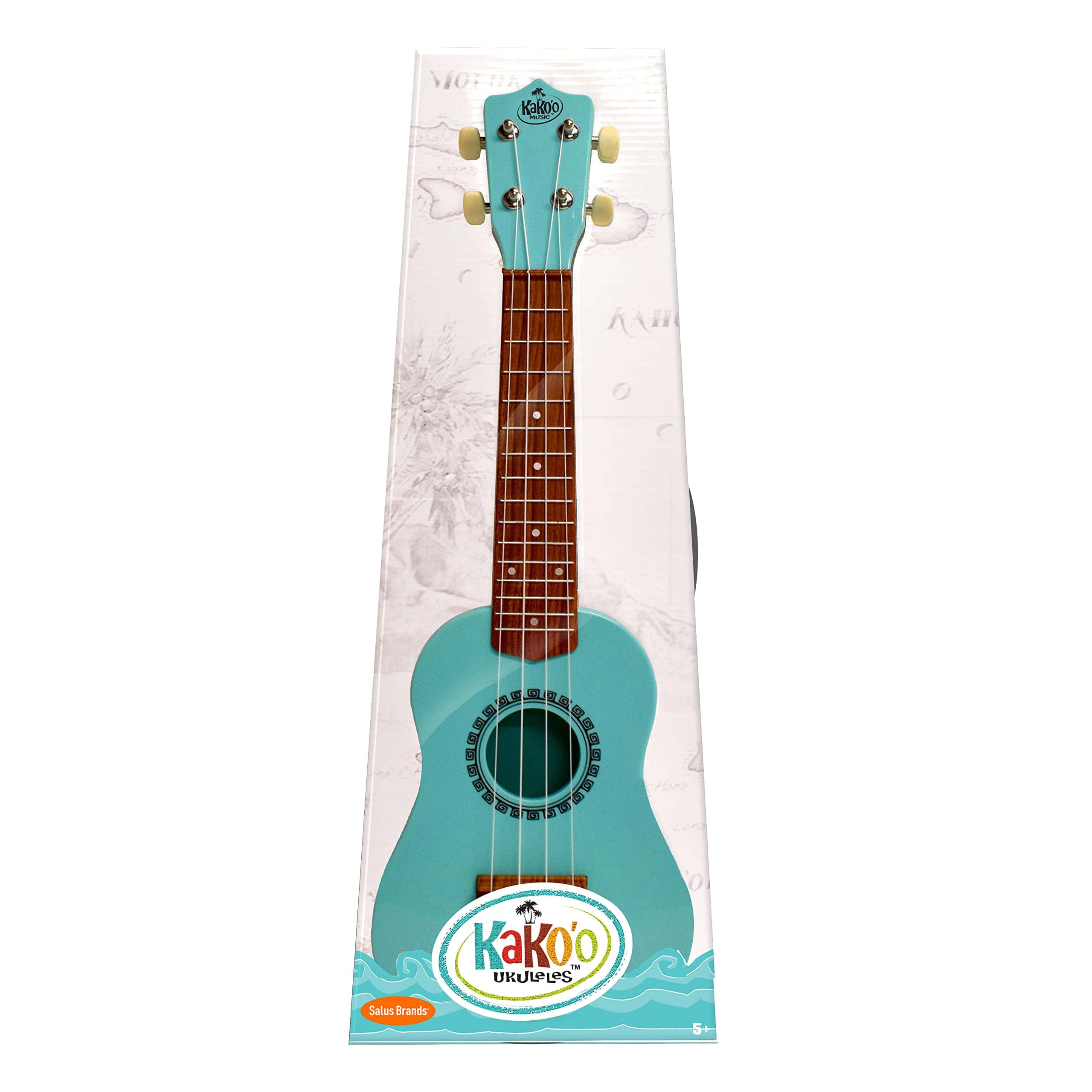 Ukulele Soprano Seafoam Green KaKo'o - Afinadores de Metal - Imagen 6
