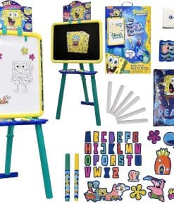 Caballete de Arte de Bob Esponja para Niños, Pizarra