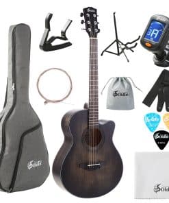 Guitarra Acústica Soldin de 40 Pulgadas Premium con Tapa de