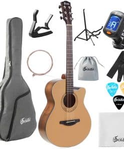 Guitarra Acústica Soldin de 40 Pulgadas Premium Espacio