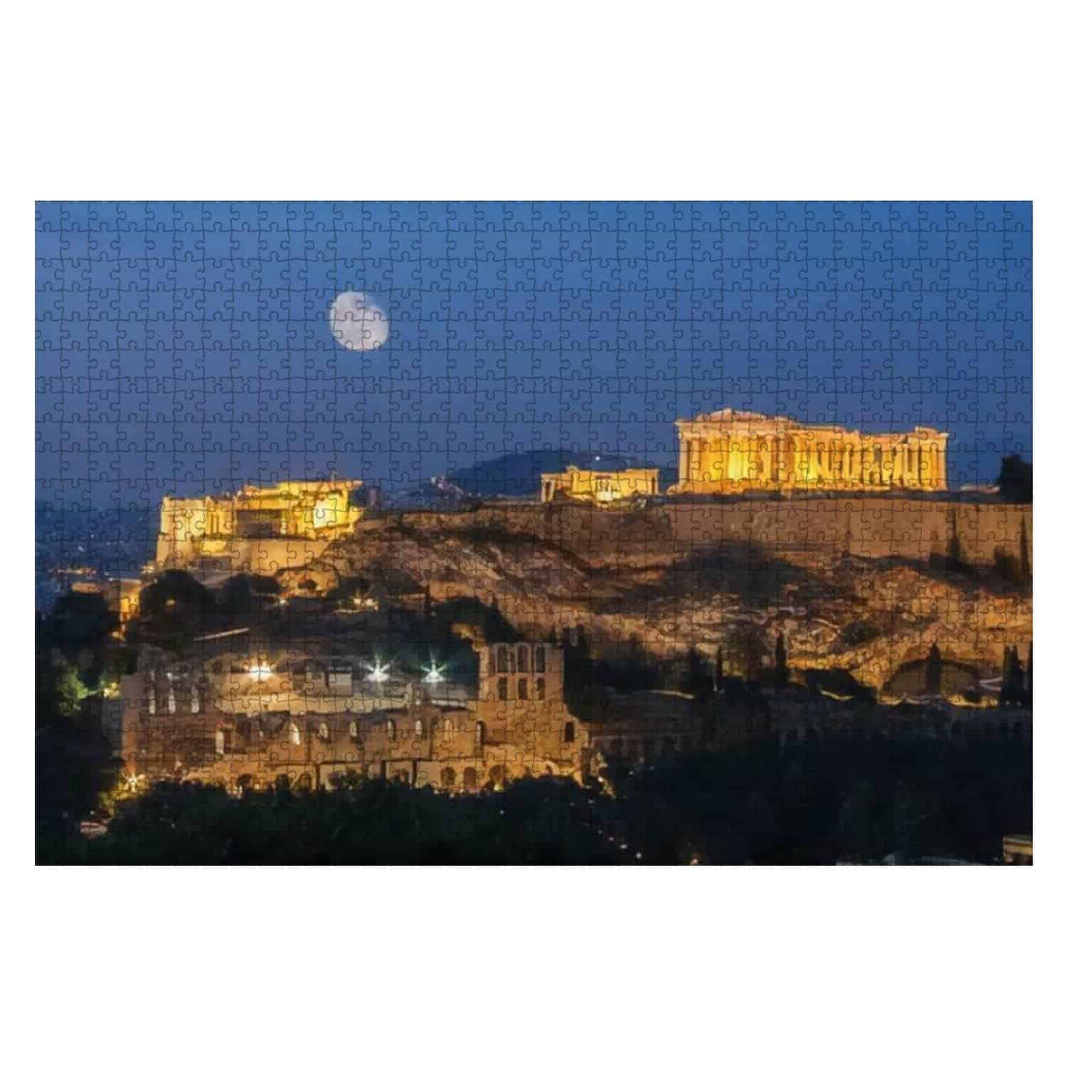 Rompecabezas de 1000 Piezas del Partenón y Herodión en la